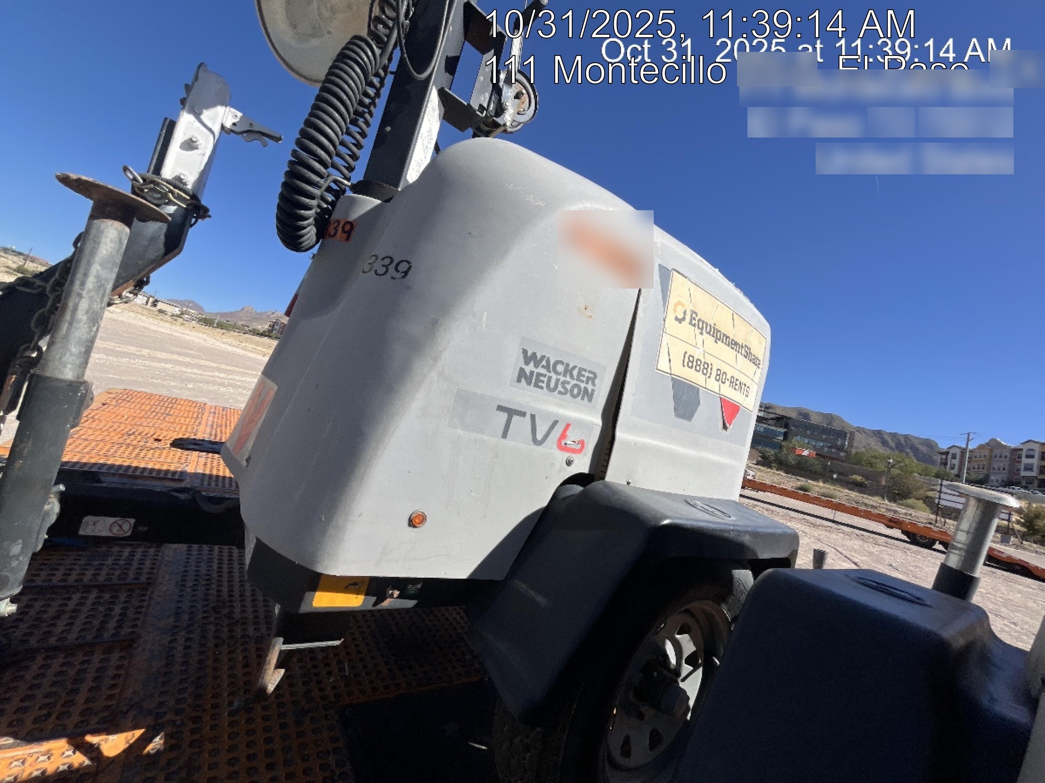 2019 Wacker Neuson LTV6L-MH Standard Options, ES Track Hardware, Fuel Level Sensor
