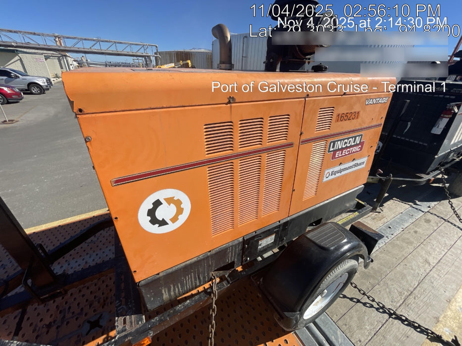 2021 Lincoln Electric Vantage 549X Ready Pak 3, ORANGE (includes trailer, cable rack, fender light kit)