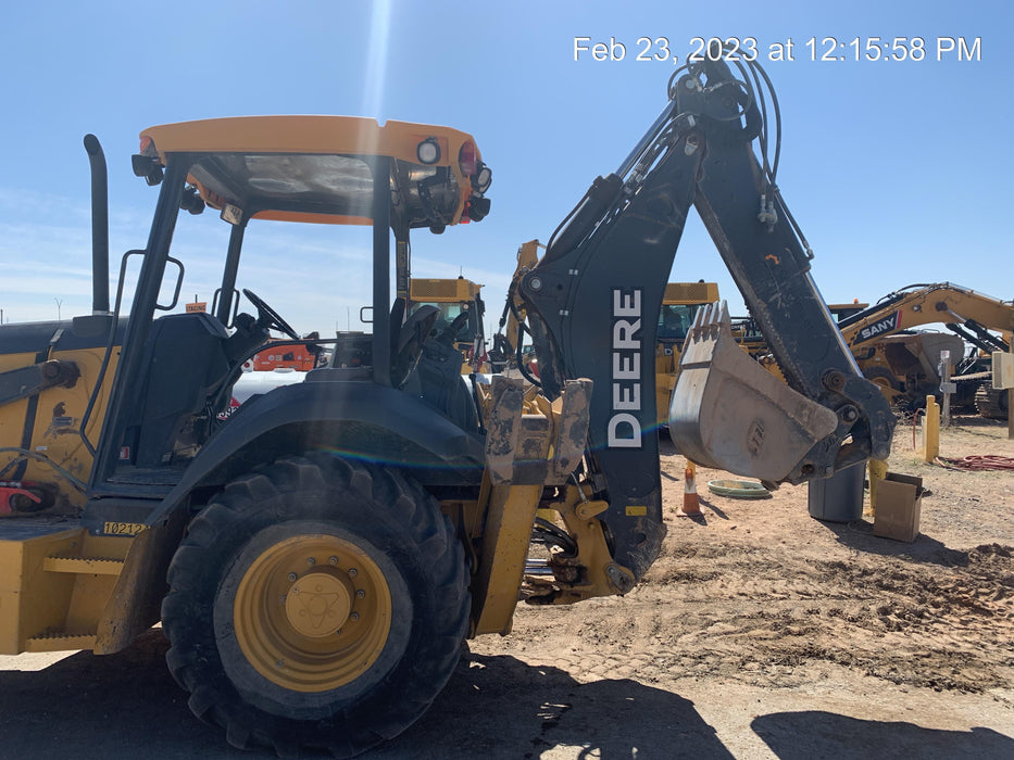 2020 John Deere 310LEP - Extendable Stick Canopy, 4WD, Extendable Stick, Pilot Controls, 2 Way Hydraulics, TAG Manual QC