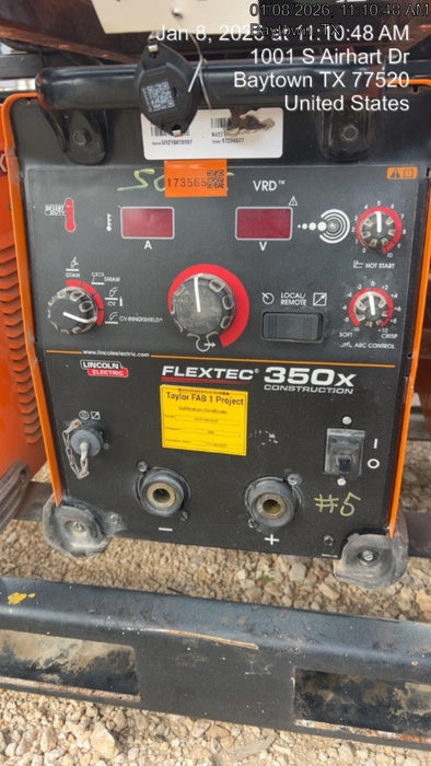 2021 LINCOLN ELECTRIC FLEXTEC 350X