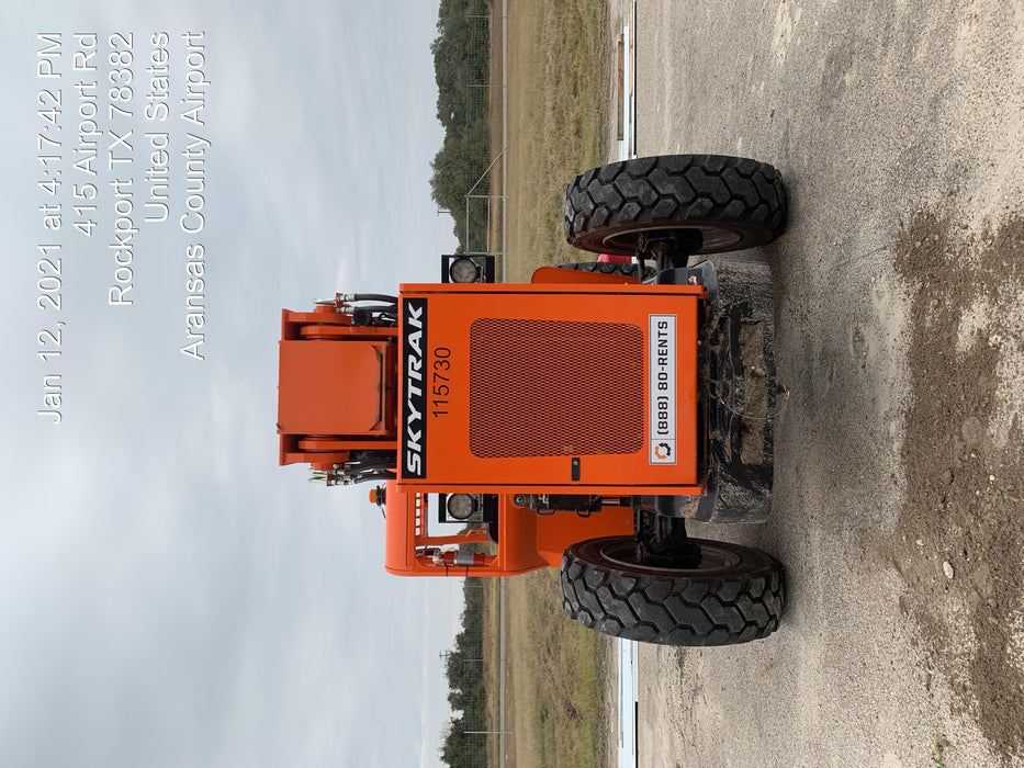 2020 Skytrak 8042 74 Hp, FF Tires, Work Lights, Beacon, Aux Hydraulics, Back up Alarm, Lifting Eye, ES Decals