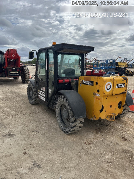 2020 JCB 505-20TC Cab/Heat/Air, Solid Tires, Work Lights, Beacon, Aux Hydraulics, Back up Alarm, ES Decals