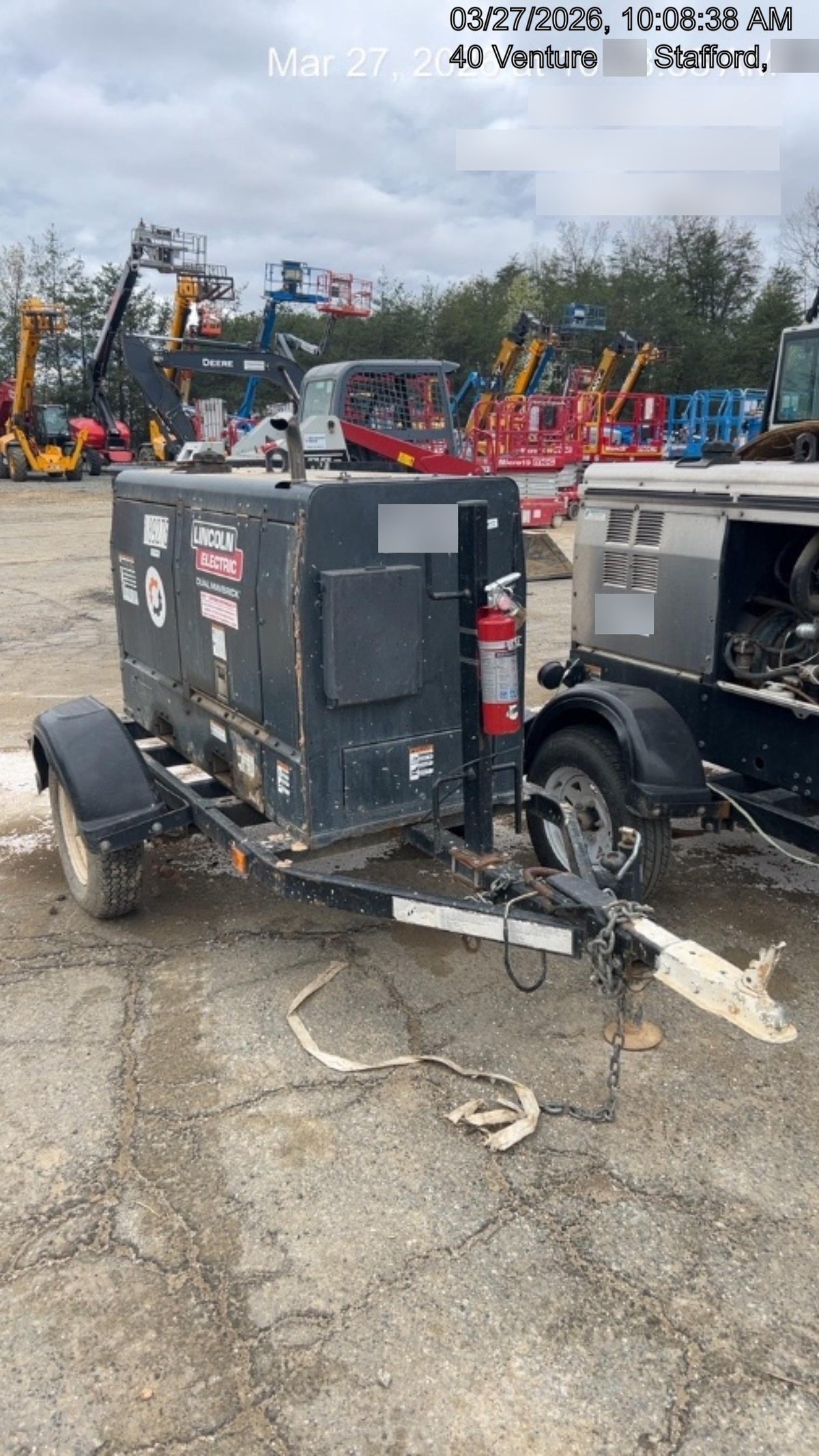 2021 Lincoln Electric Dual Maverick 200/200X Ready Pak 3, Includes Trailer, Cable Rack, Fender Light Kit