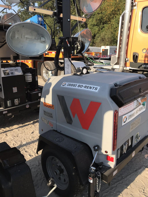 2019 Wacker Neuson LTV6L-MH Wacker Neuson LTV6L Mobile Light Tower w/Fuel Level Sensor Installed