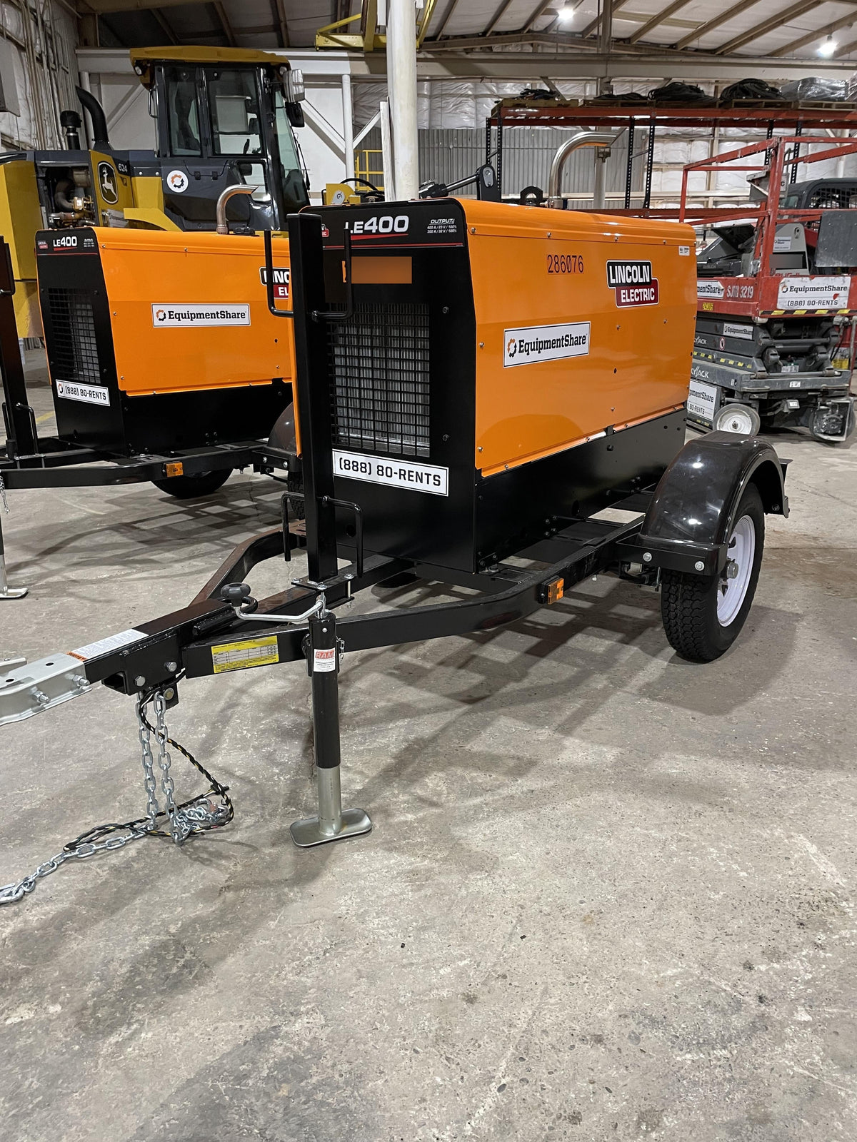 2022 Lincoln Electric LE400 Kubota V1505, Trlr, Cable Rack, Light Kit, ES Decals, T3