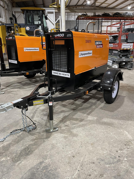 2022 Lincoln Electric LE400 Kubota V1505, Trlr, Cable Rack, Light Kit, ES Decals, T3