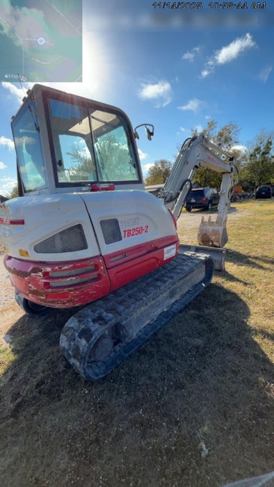 2020 Takeuchi TB250-2C Cab/Heat/Air, Rubber Tracks, Manual TAG QC