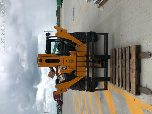 2020 JCB 510-56 Canopy, 74 HP, Solid Tires, STD Worklight, Beacon, Aux Hydraulics, Lifting Eye, Back up Alarm w/66" Carriage/60" Forks
