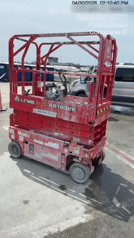 2021 Lgmg AS1932E Electric Drive, Solid Non Marking Tires, Dual Beacons