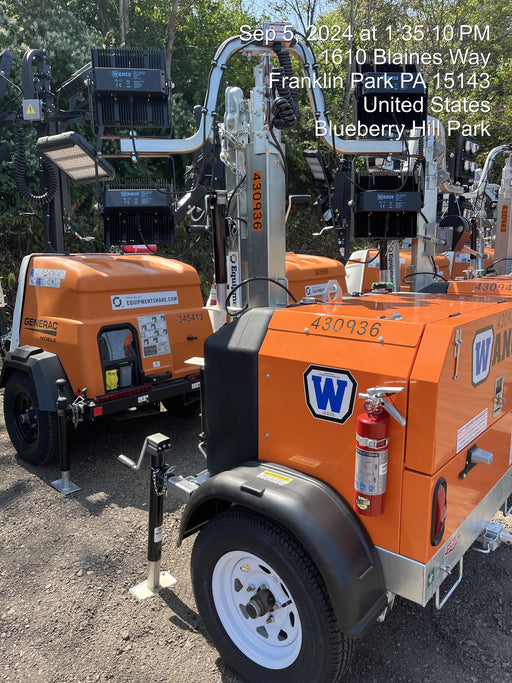 2024 Wanco WLTT-4MM4K Diesel, Deep Sea Controller, Shore Power Plug, Auto Start, (4) 350W LED Floodlights, 4kW Generator, 60 Gal Fuel Tank, 2" Ball, T3