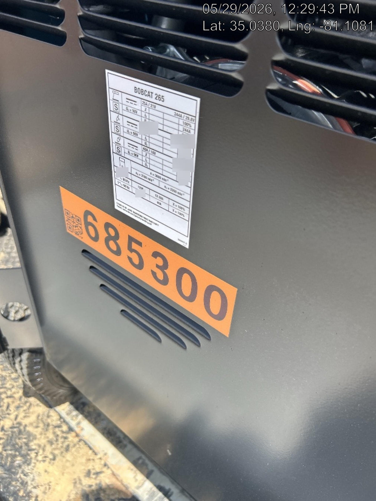 2026 MILLER ELECTRIC Bobcat 265 G