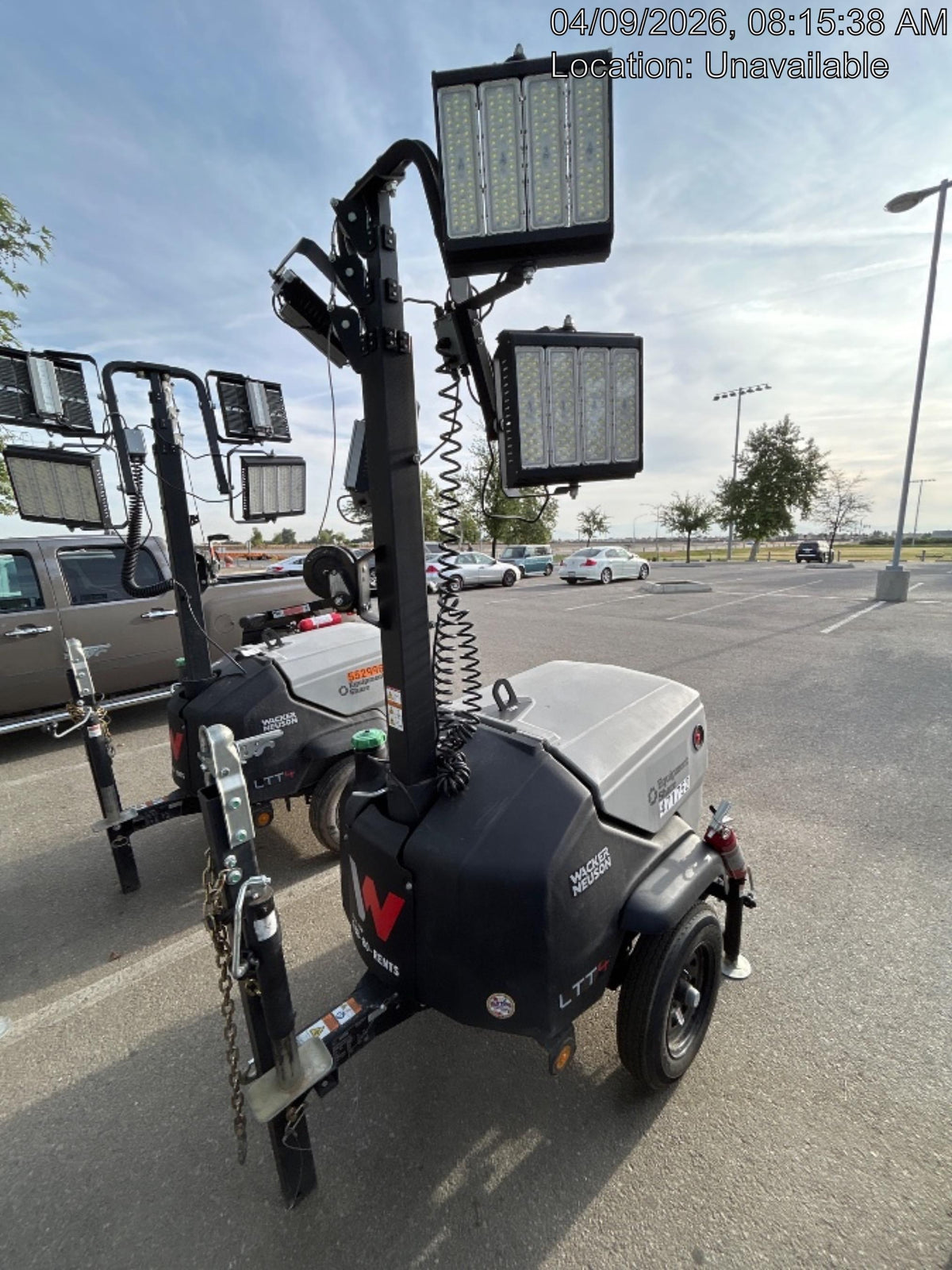 2024 Wacker Neuson LTT4 Diesel, Kohler KDW702, Deep Sea Controller, Auto Start, LED 320W, Bypass Outlet, T3