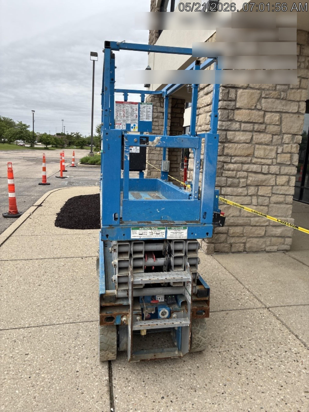 2020 Genie GS-1930 Solid Non Marking Tires, Beacon, Folding rails with half height swing gate