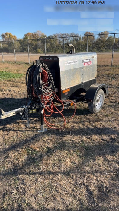 2024 Lincoln Electric LE400 Kubota V1505, Trlr, Cable Rack, Light Kit, ES Decals, T3