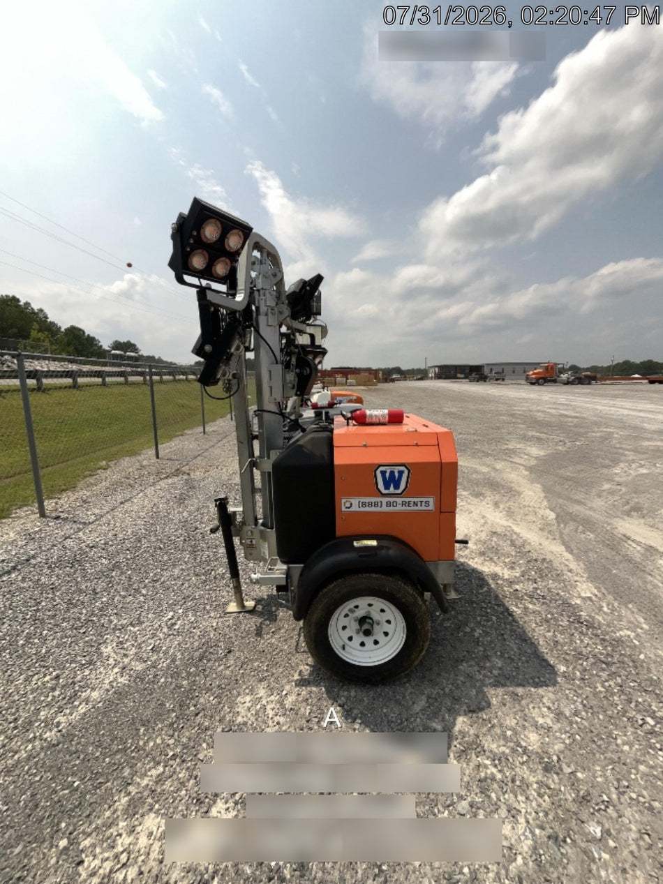2023 Wanco WLTT-4MM4K Diesel, Deep Sea Controller, Shore Power Plug, Auto Start, (4) 350W LED Floodlights, 4kW Generator, 60 Gal Fuel Tank, 2" Ball, T3