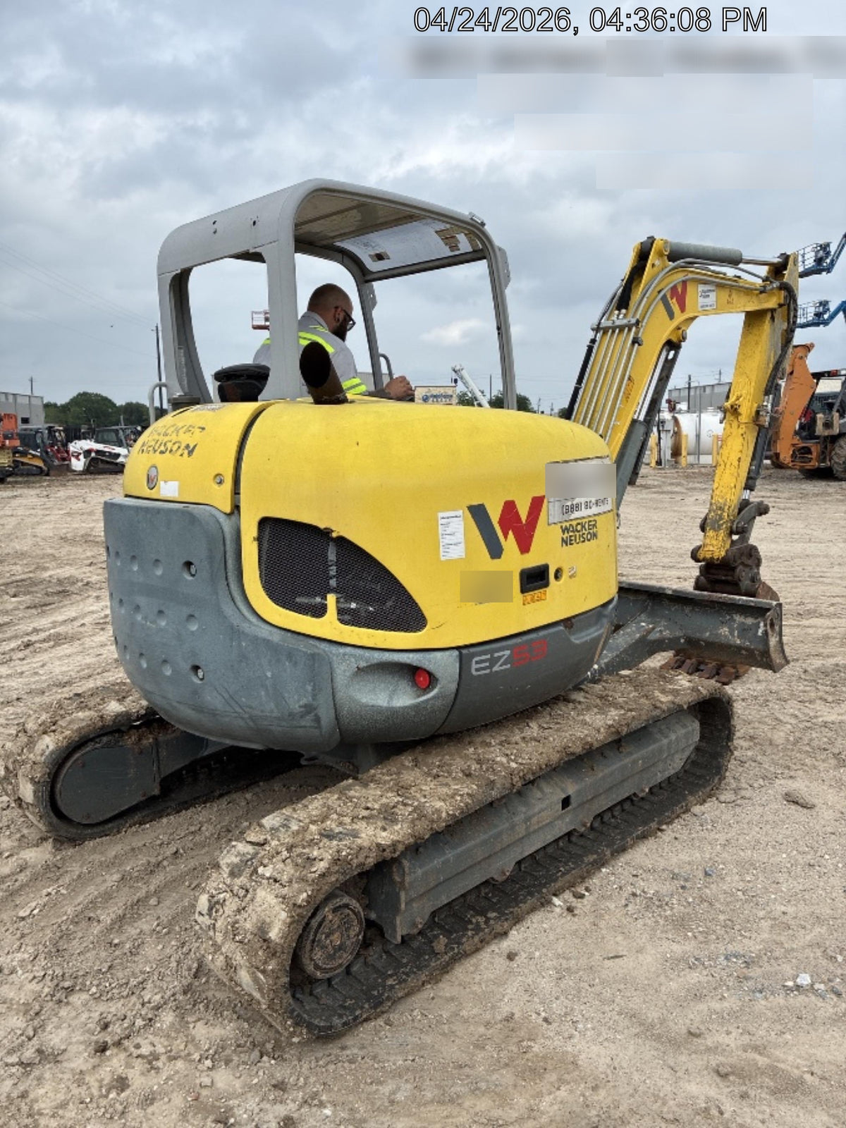 2019 Wacker Neuson EZ53 Standard Options