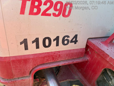 2020 Takeuchi TB290C Cab/Heat/Air, Rubber Tracks, Manual TAG QC