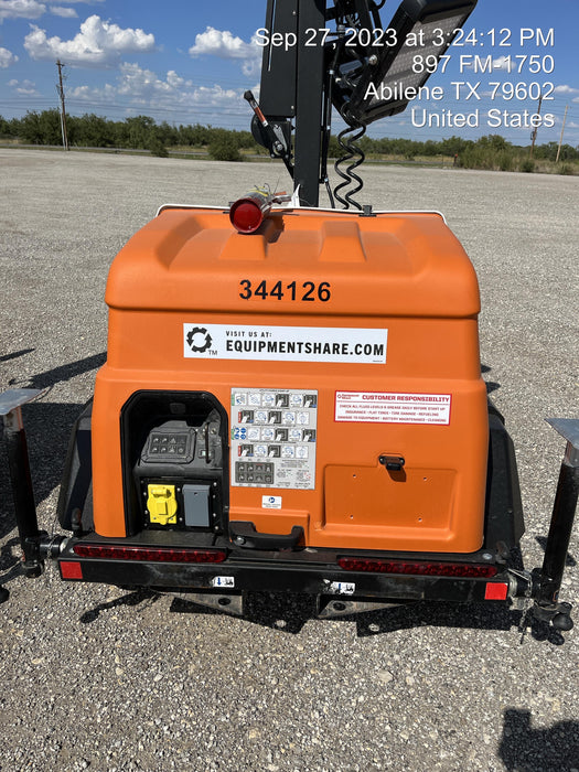 2023 Generac MLT2 Diesel, Flex Switch 120V Input, Powerzone Controller, (4) 320W LED Lights, 4kW Generator, 39.9 Gal Fuel Tank, 2" Ball, T3