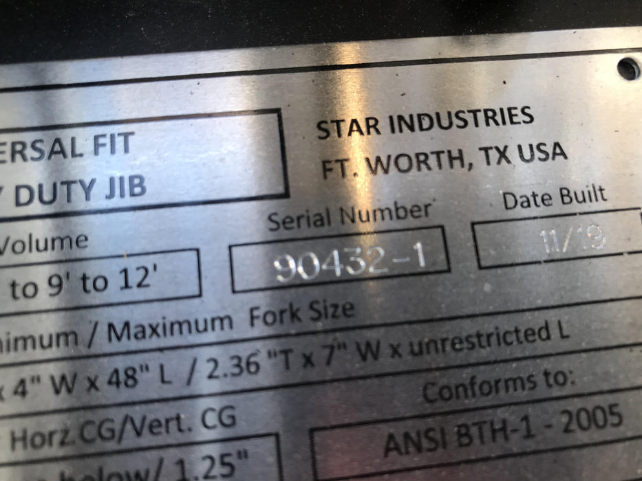 2019 STAR INDUSTRIES M1360B - Star JIB Boom
