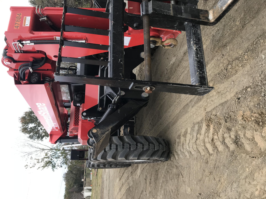 2020 Manitou MTA10055 Canopy, 120 HP, Solid Tires, Work Lights, Lift Hook, Auxiliary Hydraulics w/66" Carriage and 60" Forks