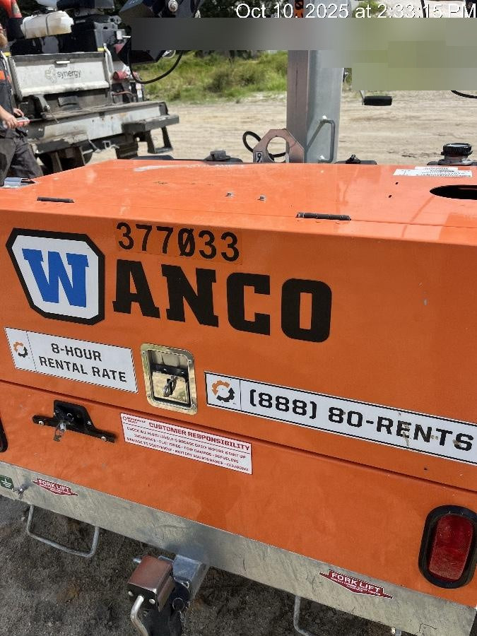 2023 Wanco WLTT-4MM4K Diesel, Deep Sea Controller, Shore Power Plug, Auto Start, (4) 350W LED Floodlights, 4kW Generator, 60 Gal Fuel Tank, 2" Ball, T3