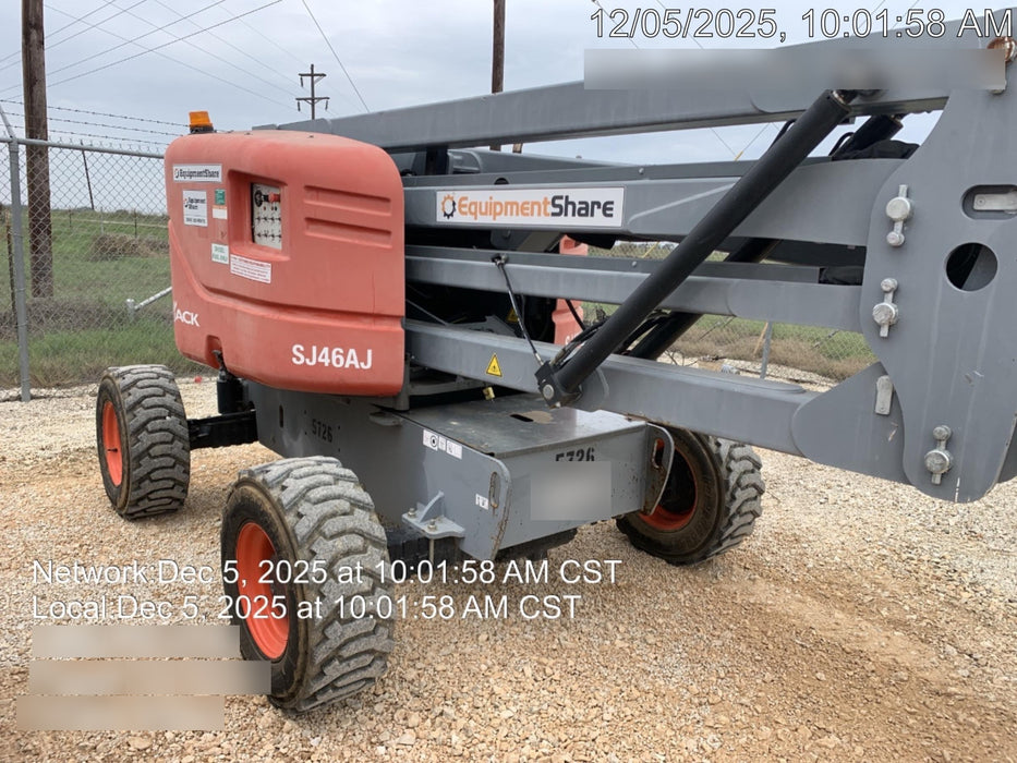 2017 Skyjack SJ46 AJ Skyjack 46AJ, Diesel Engine, Foam Filled Tires, 30x72" Platform, Extended Warranty 5yr/5k hr