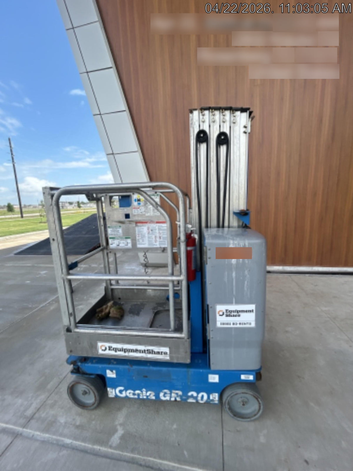 2019 GENIE GR-20