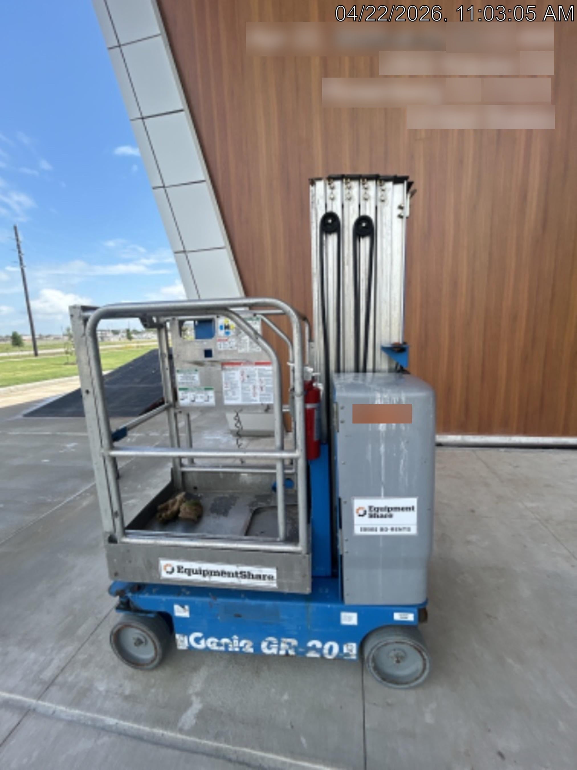 2019 GENIE GR-20