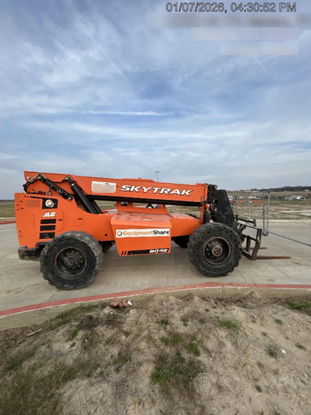 2018 Skytrak 8042 Skytrak 8042 , Canopy, 74hp Engine, Carriage 60", Forks 48" ,Worklights, Beacon, Pneumatic Tires, Freight