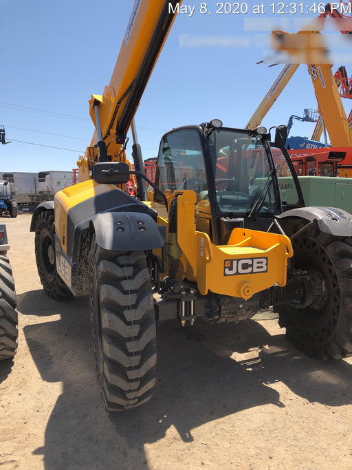 2020 JCB 509-42 Cab/Heat/Air, Solid Tires, Work Lights, Beacon, Aux Hydraulics, Back up Alarm, Lifting Eye, ES Decals