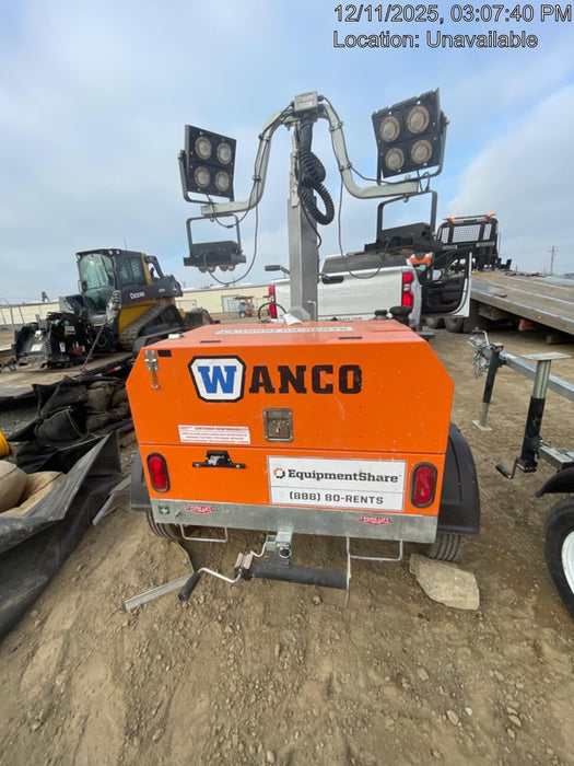 2024 Wanco WLTT-4MM4K Diesel, Deep Sea Controller, Shore Power Plug, Auto Start, (4) 350W LED Floodlights, 4kW Generator, 60 Gal Fuel Tank, 2" Ball, T3