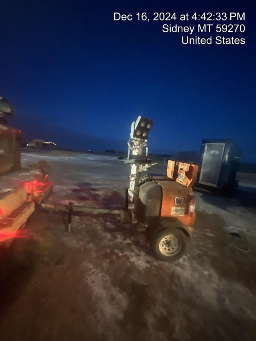 2024 Wanco WLTT-4MM4K Diesel, Deep Sea Controller, Shore Power Plug, Auto Start, (4) 350W LED Floodlights, 4kW Generator, 60 Gal Fuel Tank, 2" Ball, T3