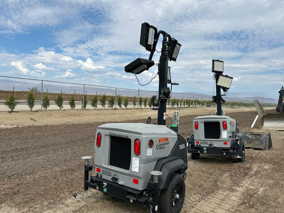 2024 Wacker Neuson LTT4 Diesel, Kohler KDW702, Deep Sea Controller, Auto Start, LED 320W, Bypass Outlet, T3