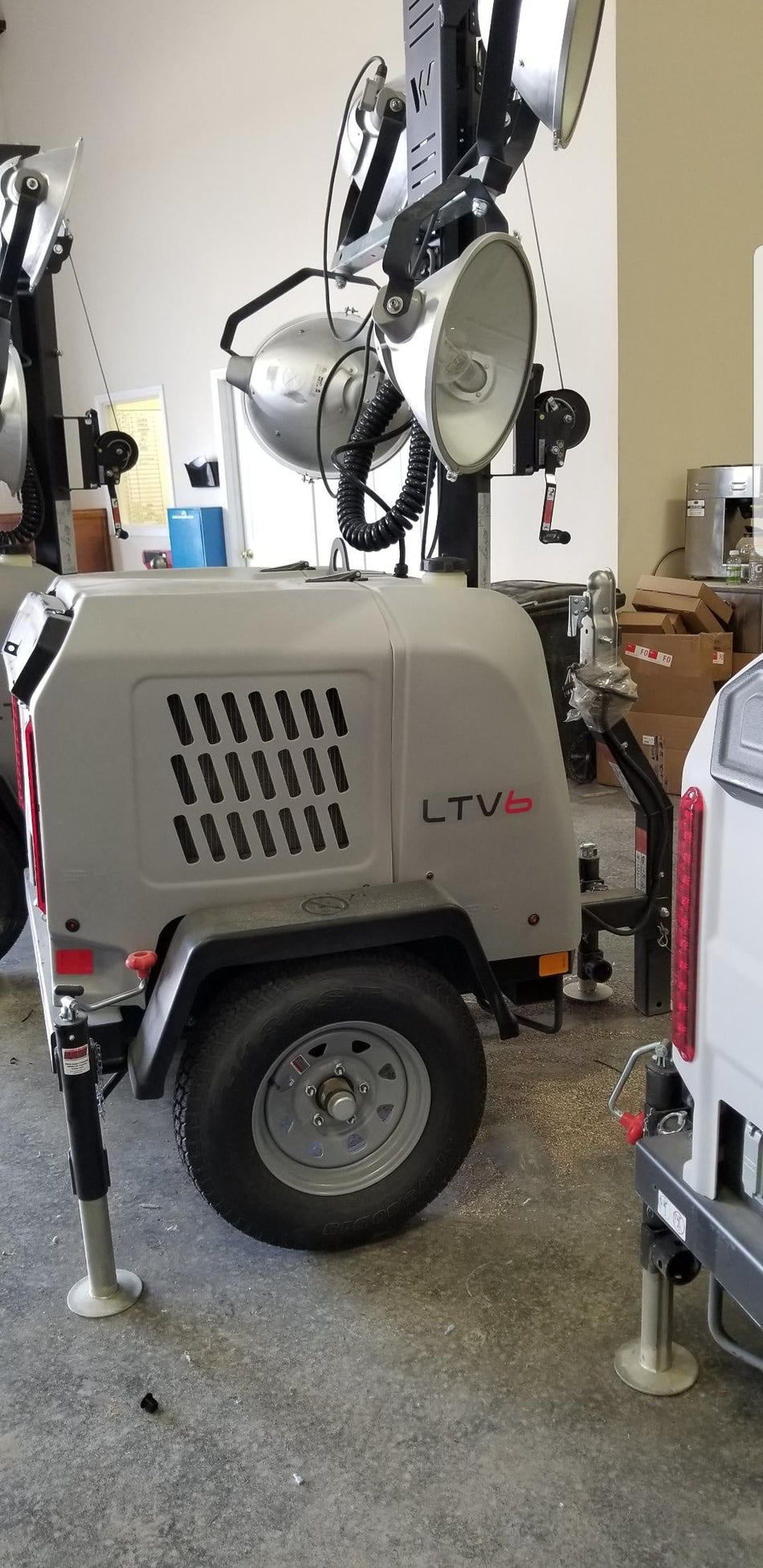 2018 Wacker Neuson LTV6L-MH Wacker Neuson LTV6L Mobile Light Tower w/Fuel Level Sensor Installed