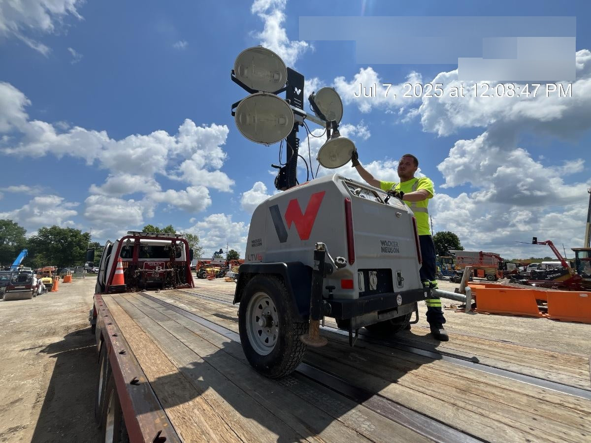 2019 Wacker Neuson LTV6L-MH Wacker Neuson LTV6L Mobile Light Tower w/Fuel Level Sensor Installed