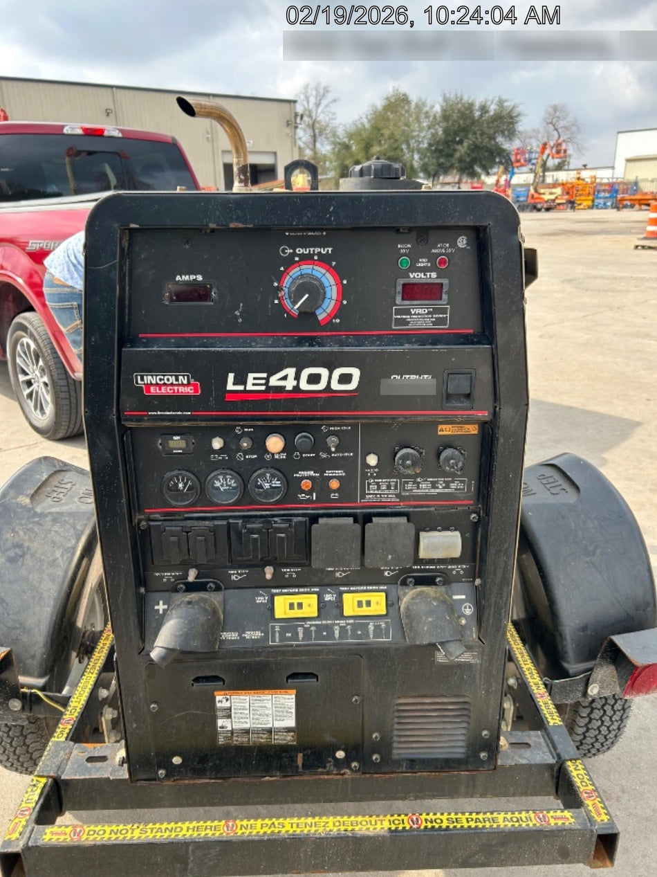 2024 Lincoln Electric LE400 Kubota V1505, Trlr, Cable Rack, Light Kit, ES Decals, T3