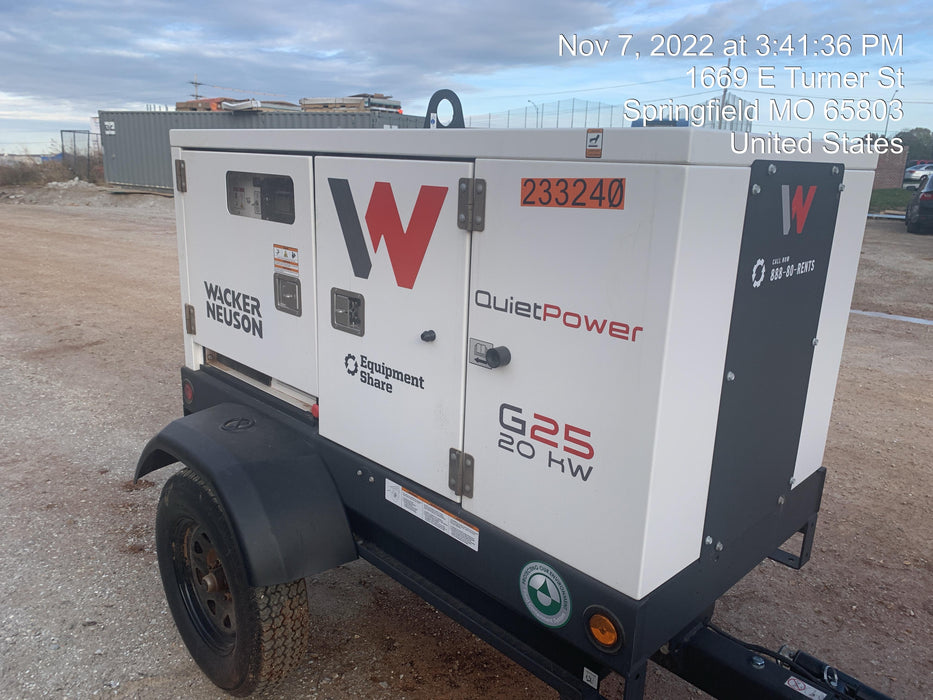 2022 WACKER NEUSON G25