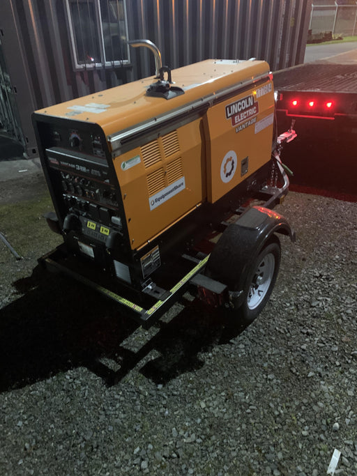 2021 Lincoln Electric Vantage 322 Vantage 322 Ready Pak 3 w/ Decals, ORANGE (includes trailer, cable rack, fender light kit) NO Telematics