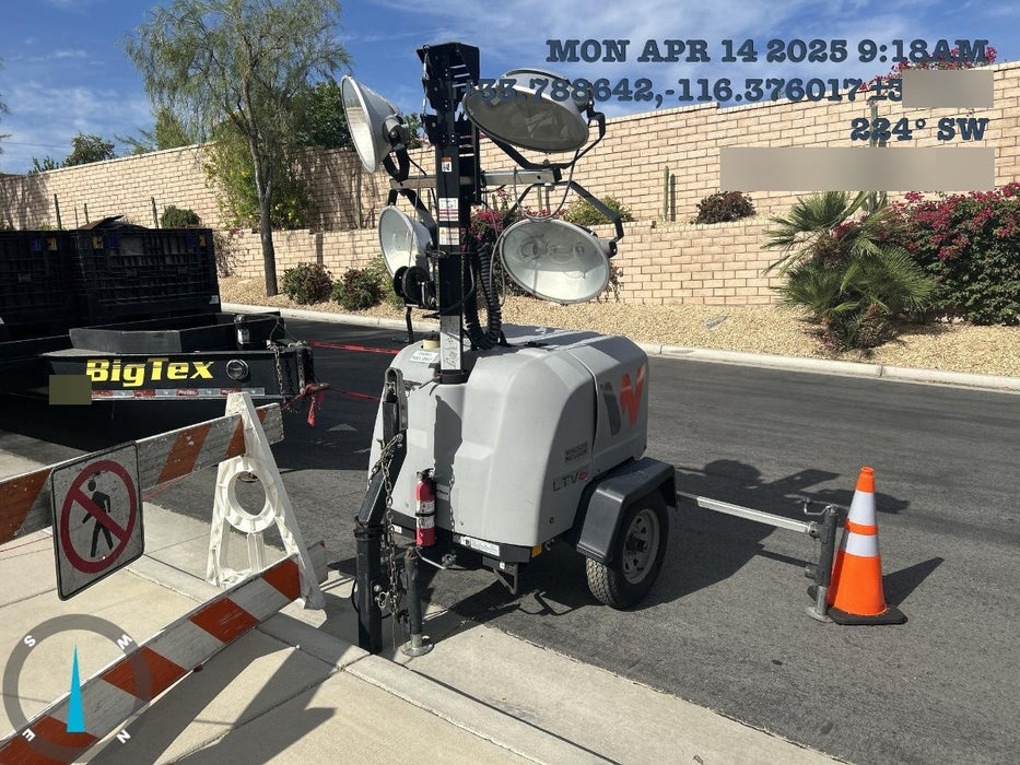 2019 Wacker Neuson LTV6L-MH Wacker Neuson LTV6L Mobile Light Tower w/Fuel Level Sensor Installed