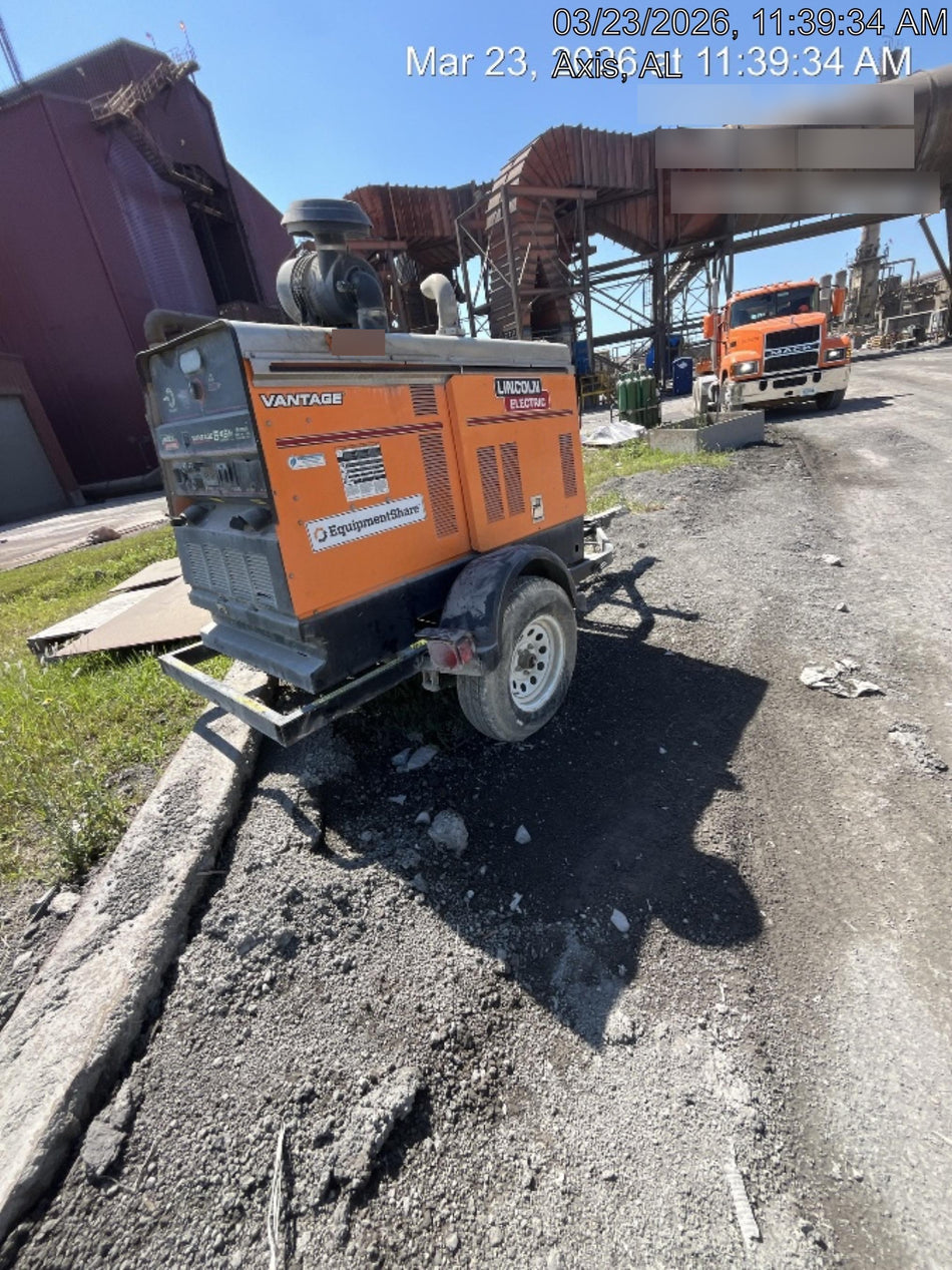 2021 Lincoln Electric Vantage 549X Ready Pak 3, ORANGE (includes trailer, cable rack, fender light kit)