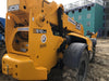 2019 JCB 510-56 Enclosed Cab, 74 HP, Solid Tires, Worklights, Beacon, Aux Hydraulics, Lifting Eye w/66" Carriage/60" Forks