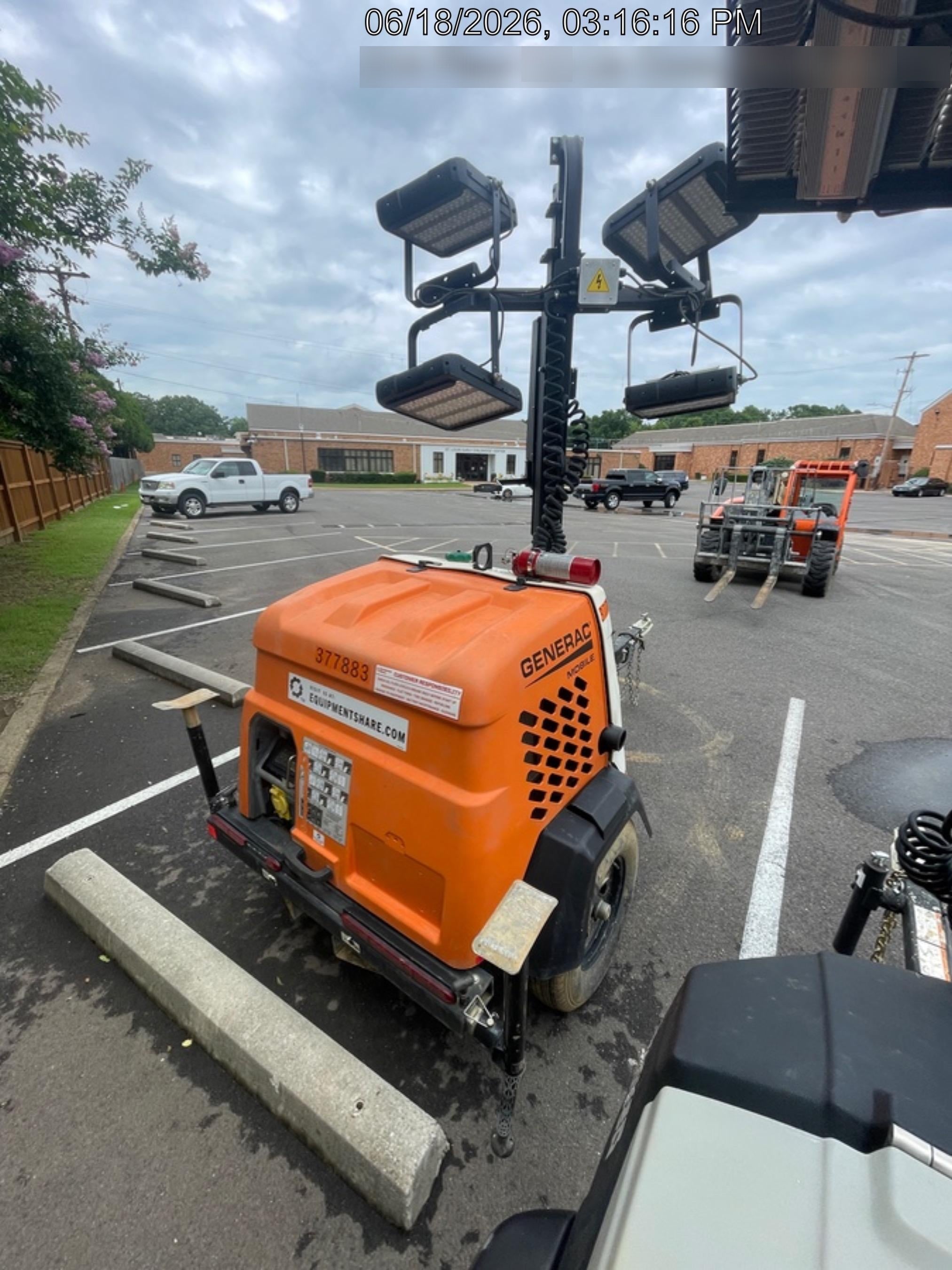 2023 Generac MLT2 Diesel, Flex Switch 120V Input, Powerzone Controller, 
(4) 320W LED Lights, 4kW Generator, 39.9 Gal Fuel Tank, 2" Ball, T3