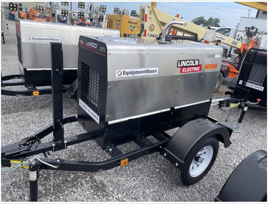 2024 Lincoln Electric LE400 Kubota V1505, Trlr, Cable Rack, Light Kit, ES Decals, T3