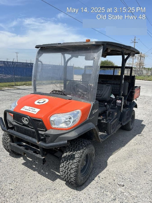 2021 Kubota RTV-X1140W-H Plastic Canopy, Windshield Acrylic Clear, LED Strobe Light, Wire Harness Kit, Back up Alarm