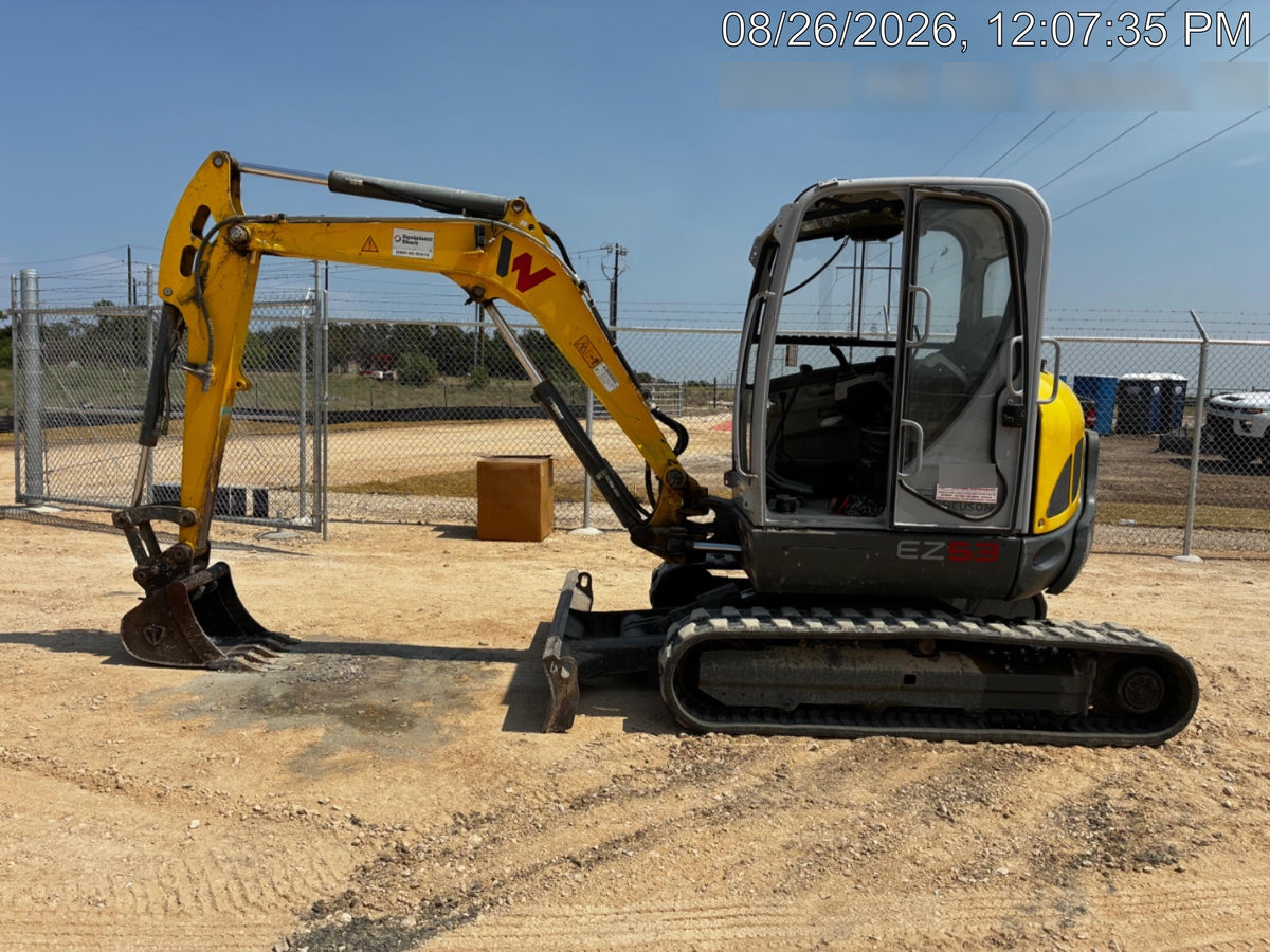 Wacker Neuson EZ53 EZ53-MX, Track, Cab, Bucket