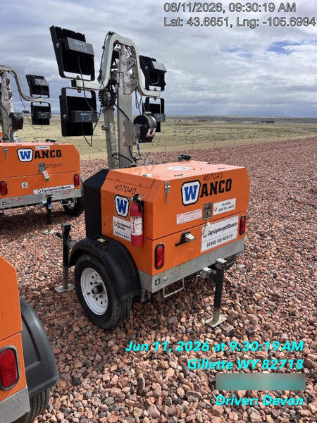 2024 Wanco WLTT-4MM4K Diesel, Deep Sea Controller, Shore Power Plug, Auto Start, (4) 350W LED Floodlights, 4kW Generator, 60 Gal Fuel Tank, 2" Ball, T3
