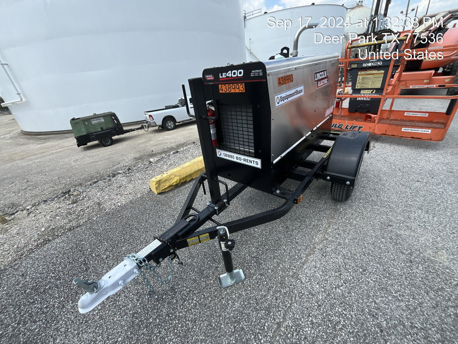 2024 Lincoln Electric LE400 Kubota V1505, Trlr, Cable Rack, Light Kit, ES Decals, T3