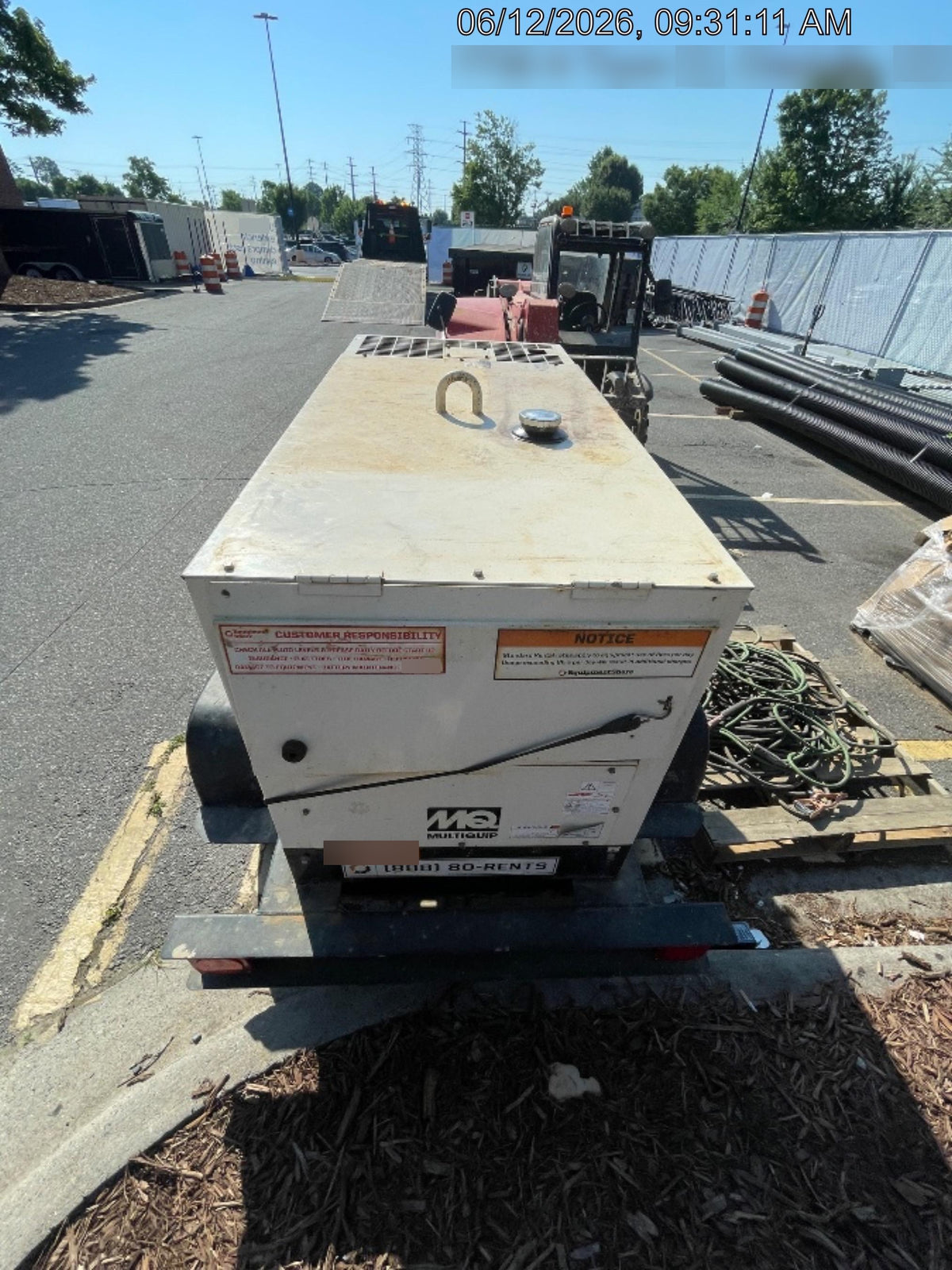 2019 Multiquip DLW400ESA4 Dual Pack, Trailer Mounted