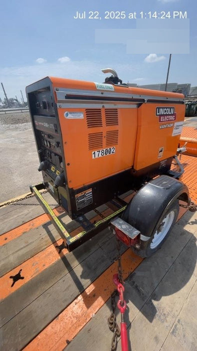 2021 Lincoln Electric Vantage 322 Vantage 322 Ready Pak 3 w/ Decals, ORANGE (includes trailer, cable rack, fender light kit) NO Telematics