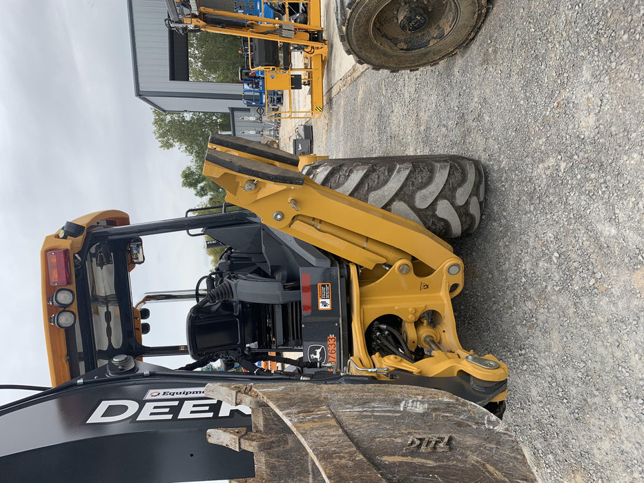 2020 John Deere 410L - Extendable Stick Canopy, 4WD, Extendable Stick, Pilot Controls, 2 Way Hydraulics, TAG Manual QC